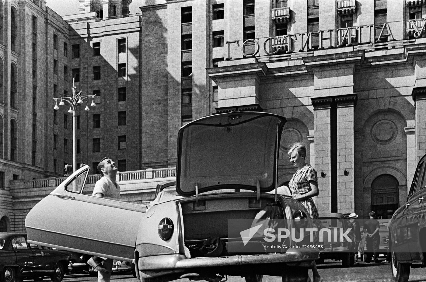 Tourists at Ukraine hotel