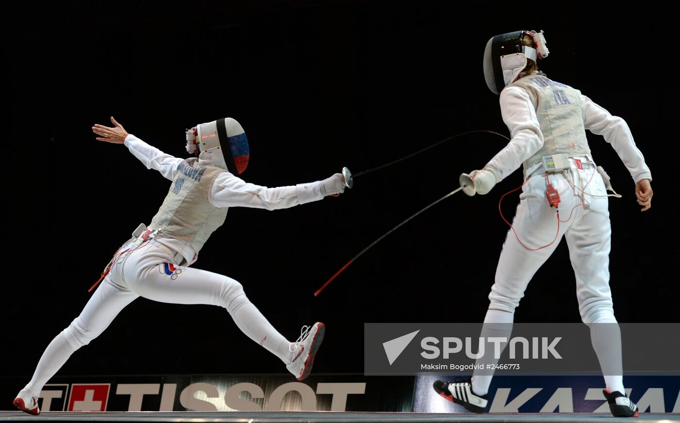 World Fencing Championships 2014 in Kazan. Day seven