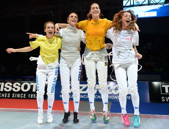 World Fencing Championships 2014 in Kazan. Day eight
