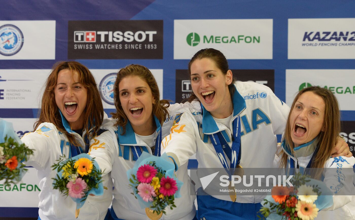 World Fencing Championships 2014 in Kazan. Day eight