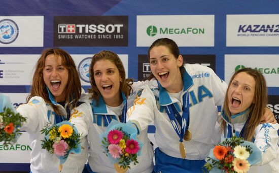 World Fencing Championships 2014 in Kazan. Day eight