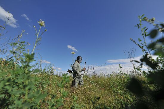 Mine clearance in mountainous areas of Chechen Republic