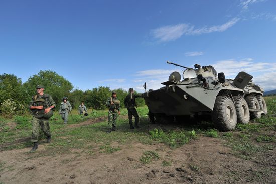 Mine clearance in mountainous areas of Chechen Republic