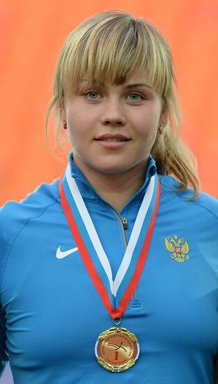 Track and field. Russian Championships. Day Two