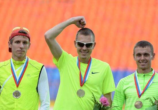 Track and field. Russian Championships. Day Two