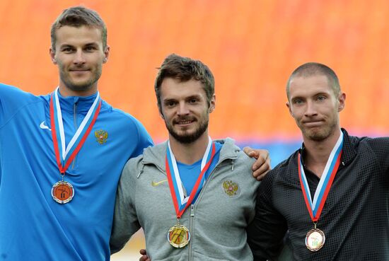 Track and field. Russian Championships. Day Two