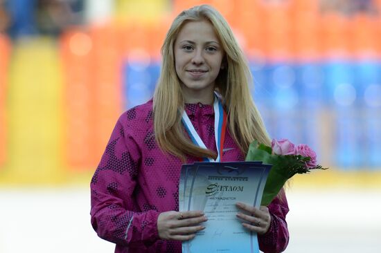 Track and field. Russian Championships. Day Two