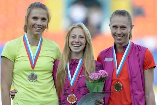 Track and field. Russian Championships. Day Two