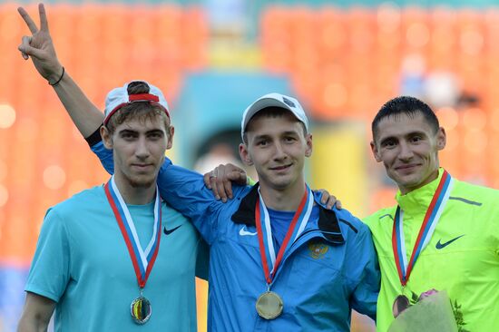 Track and field. Russian Championships. Day Two