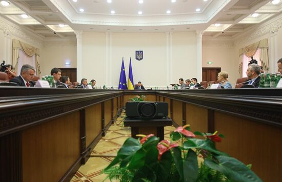 Meeting of Ukraine's Cabinet of Ministers
