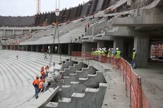FC Krasnodar Stadium under construction