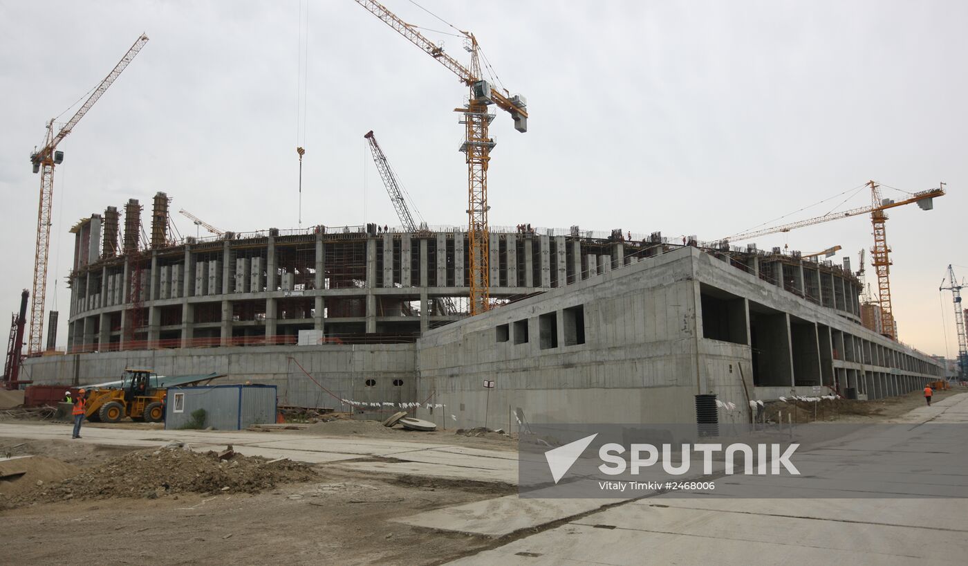 FC Krasnodar Stadium under construction
