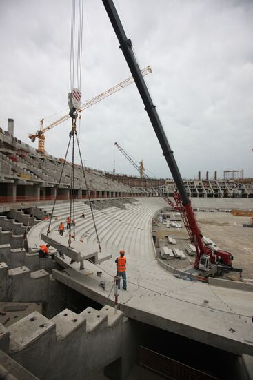 FC Krasnodar Stadium under construction