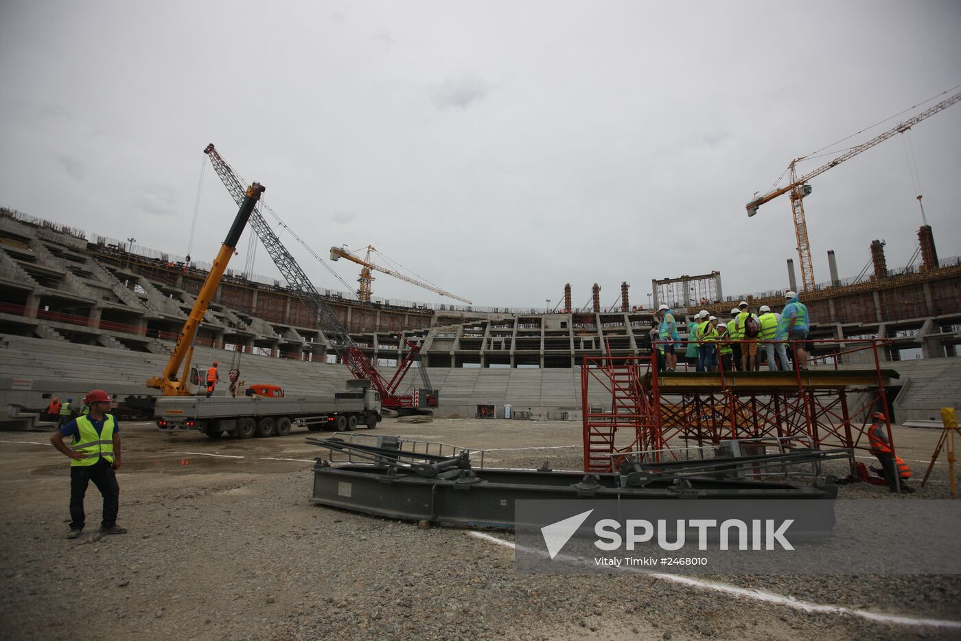FC Krasnodar Stadium under construction