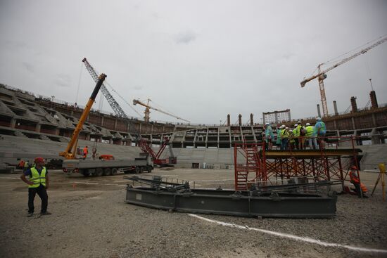 FC Krasnodar Stadium under construction