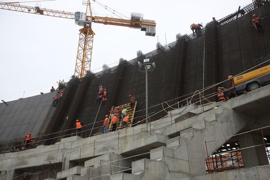 FC Krasnodar Stadium under construction