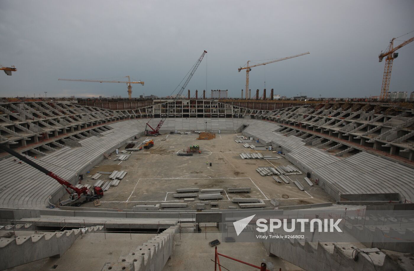 FC Krasnodar Stadium under construction