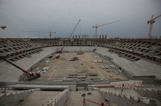 FC Krasnodar Stadium under construction