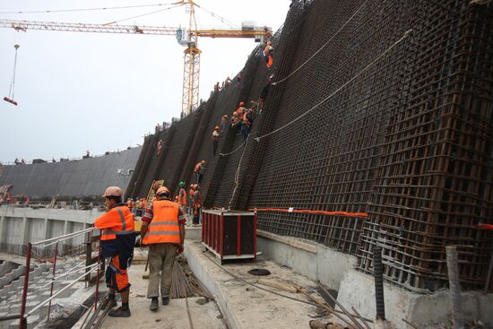 FC Krasnodar Stadium under construction
