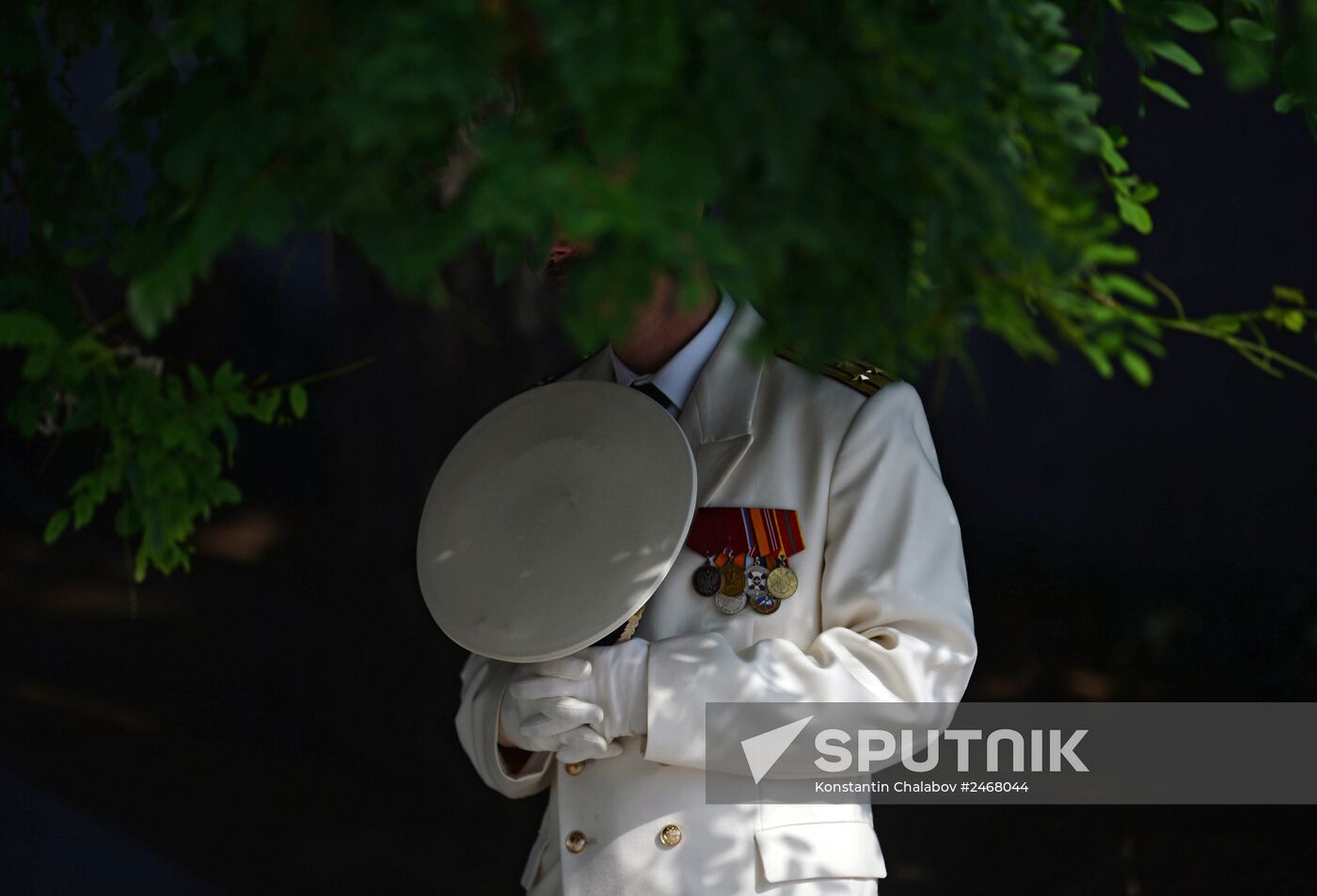 Navy Day parade rehearsal in Sevastopol