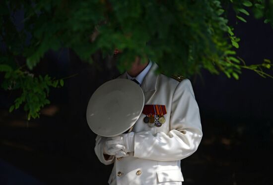 Navy Day parade rehearsal in Sevastopol