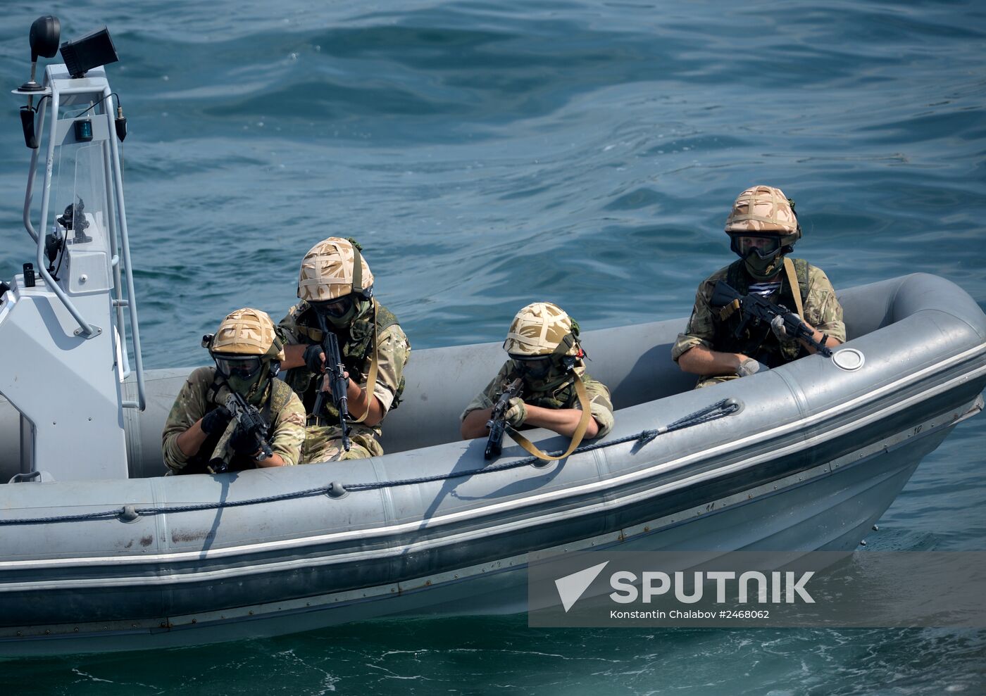 Navy Day parade rehearsal in Sevastopol