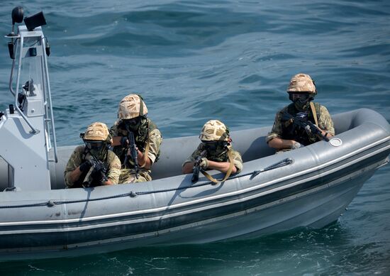 Navy Day parade rehearsal in Sevastopol