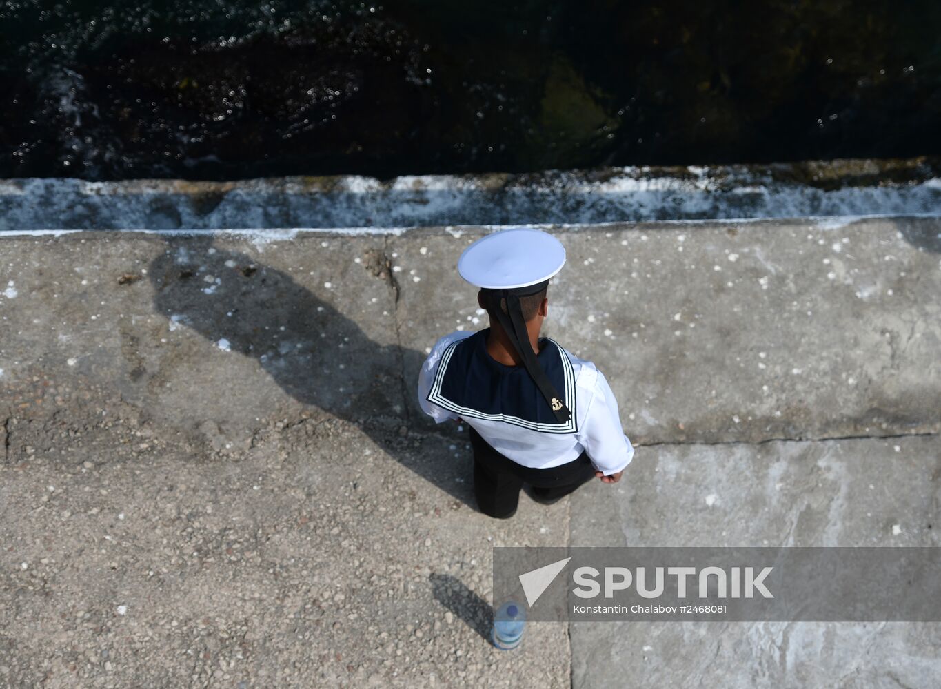 Navy Day parade rehearsal in Sevastopol