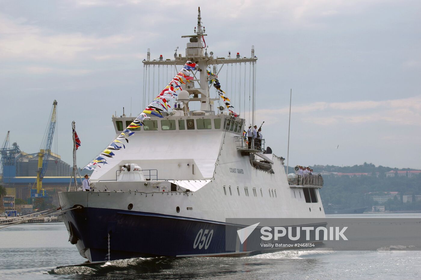 Navy Day parade rehearsal in Sevastopol