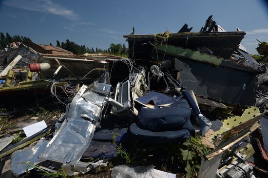 OSCE employees and experts work at Malaysia Airlines Boeing 777 crash site