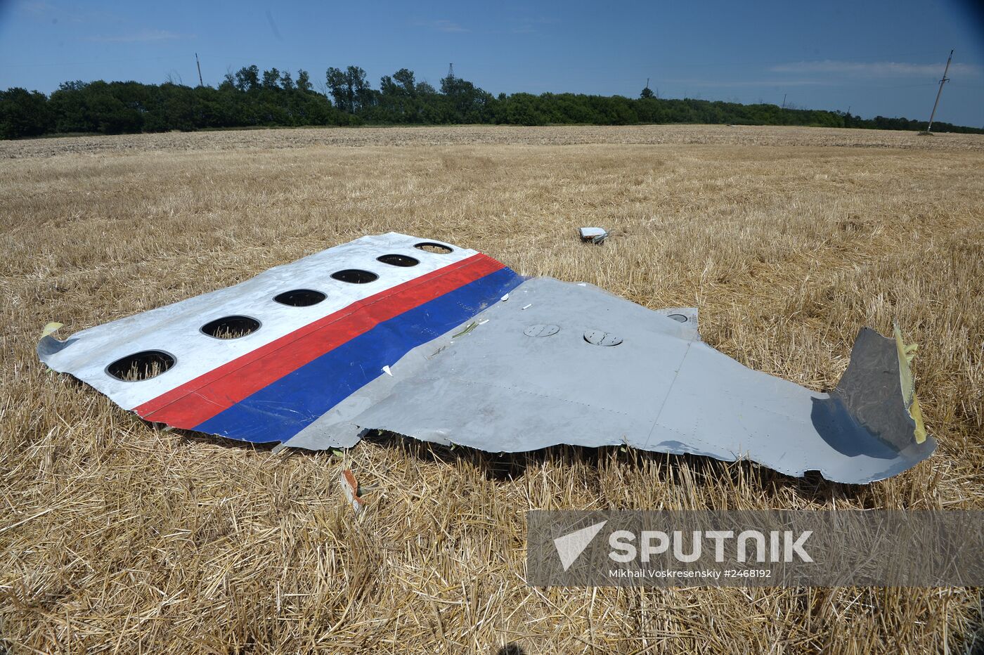 OSCE employees and experts work at Malaysia Airlines Boeing 777 crash site
