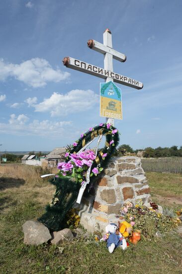 OSCE employees and experts work at Malaysia Airlines Boeing 777 crash site