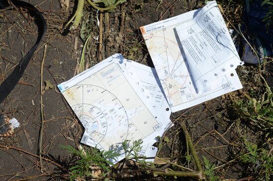 OSCE employees and experts work at Malaysia Airlines Boeing 777 crash site