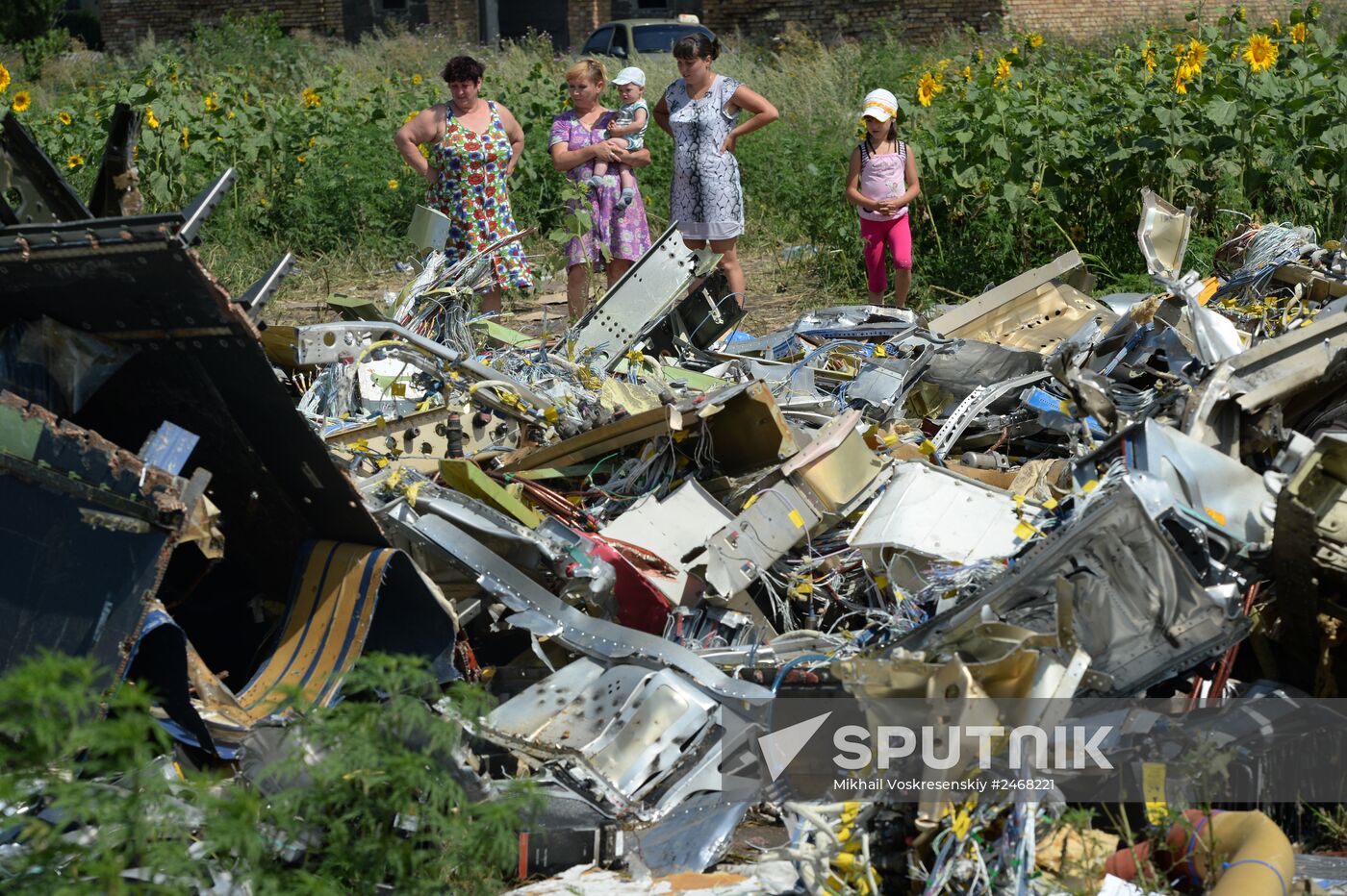 OSCE employees and experts work at Malaysia Airlines Boeing 777 crash site