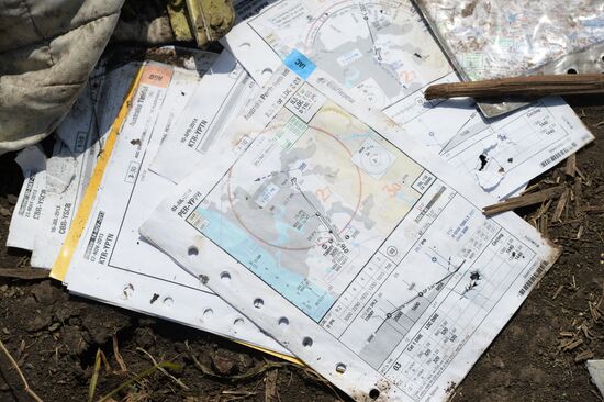 OSCE employees and experts work at Malaysia Airlines Boeing 777 crash site