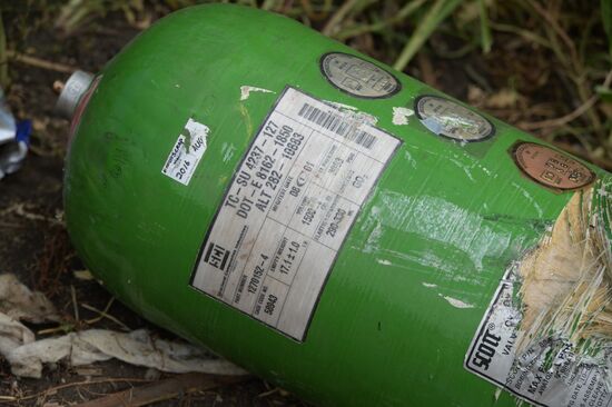 OSCE employees and experts work at Malaysia Airlines Boeing 777 crash site