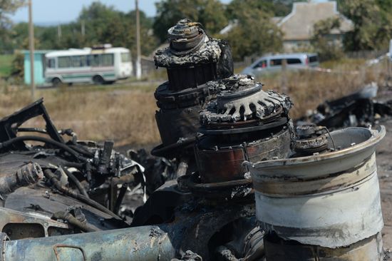 OSCE employees and experts work at Malaysia Airlines Boeing 777 crash site