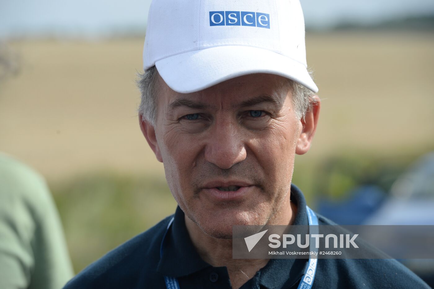OSCE employees and experts work at Malaysia Airlines Boeing 777 crash site