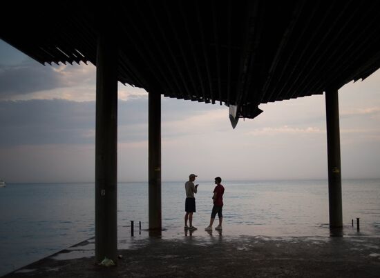 Tourist season in Yalta