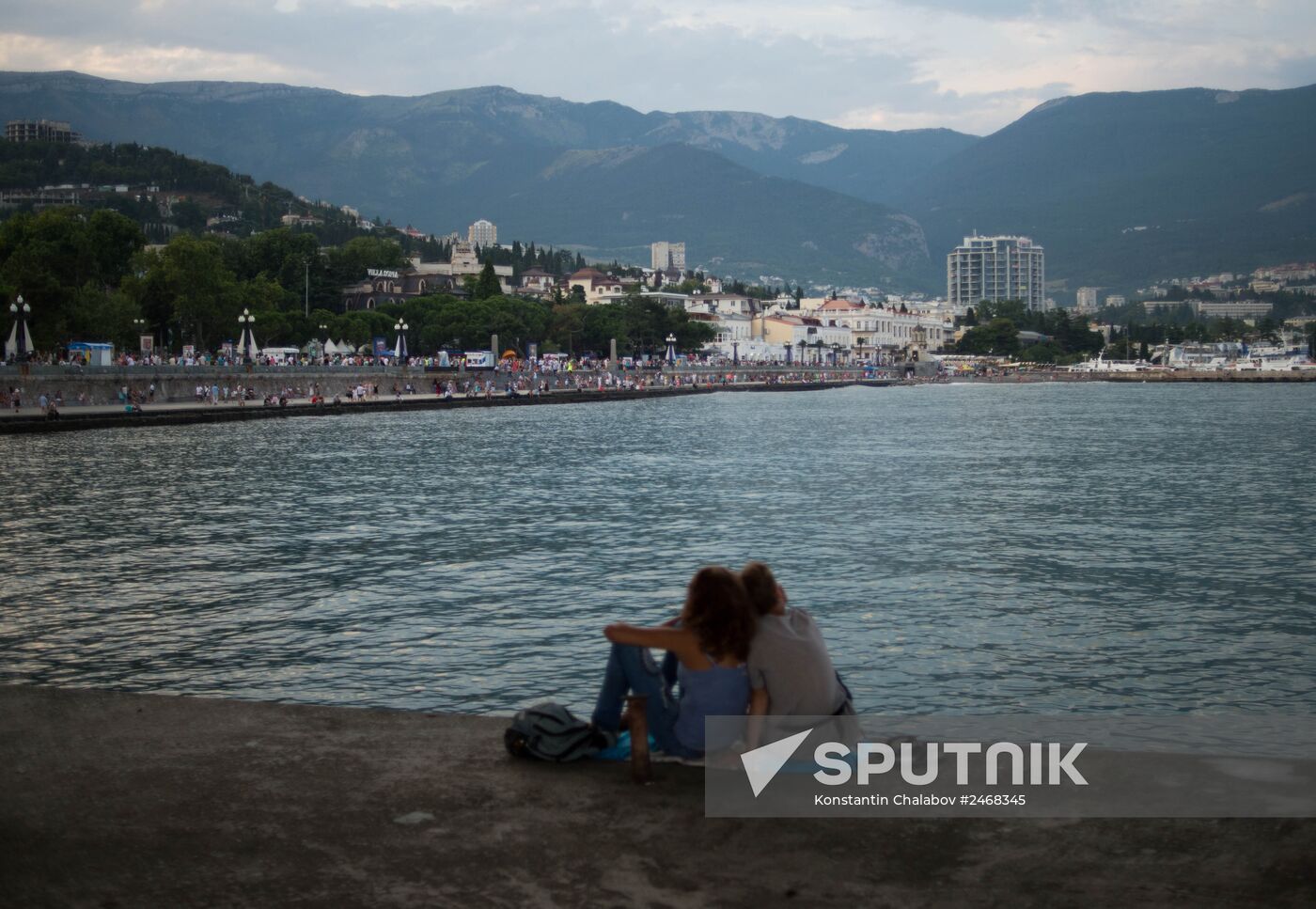 Tourist season in Yalta