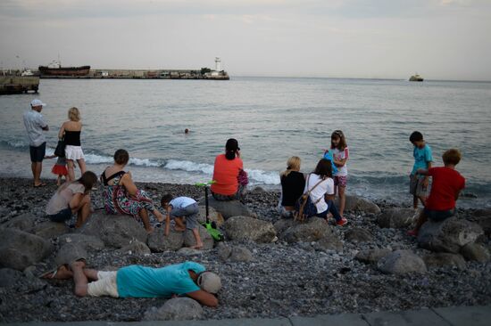 Tourist season in Yalta