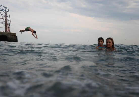Tourist season in Yalta