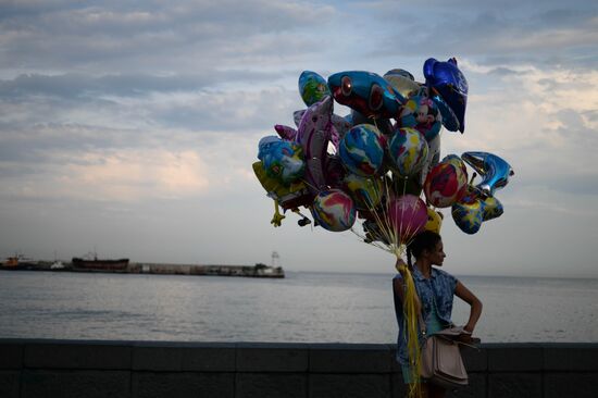 Tourist season in Yalta