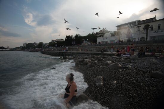 Tourist season in Yalta
