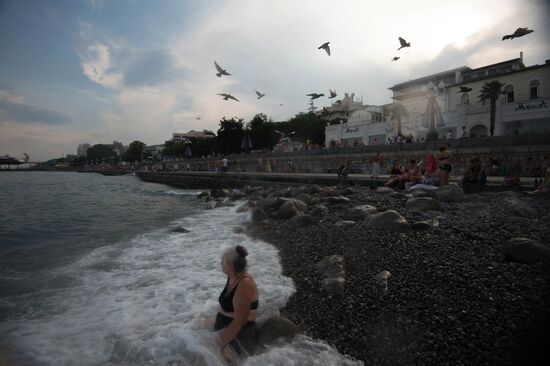 Tourist season in Yalta