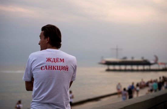 Tourist season in Yalta