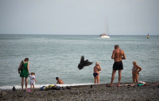 Tourist season in Yalta