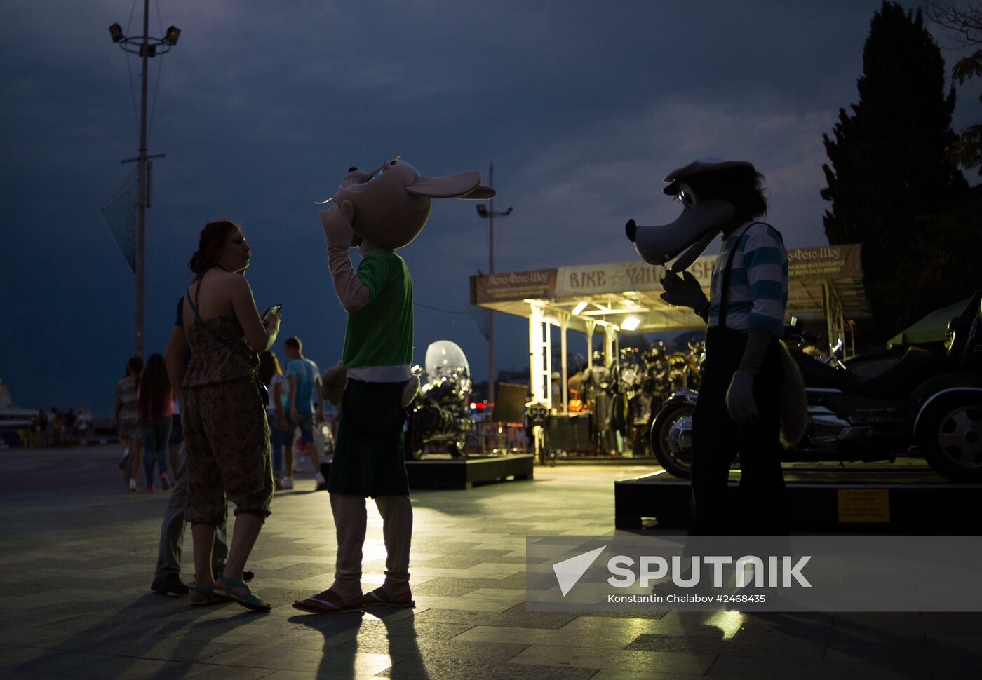 Tourist season in Yalta