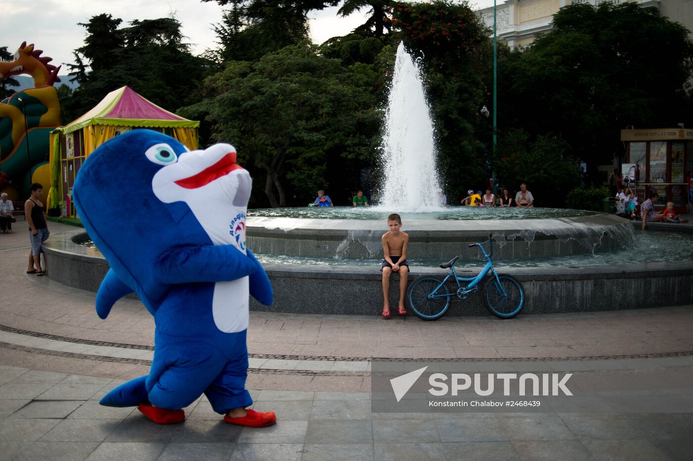 Tourist season in Yalta