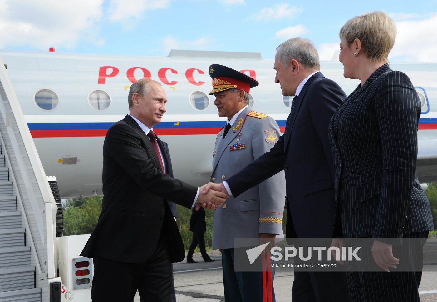 Vladimir Putin visits Severomorsk